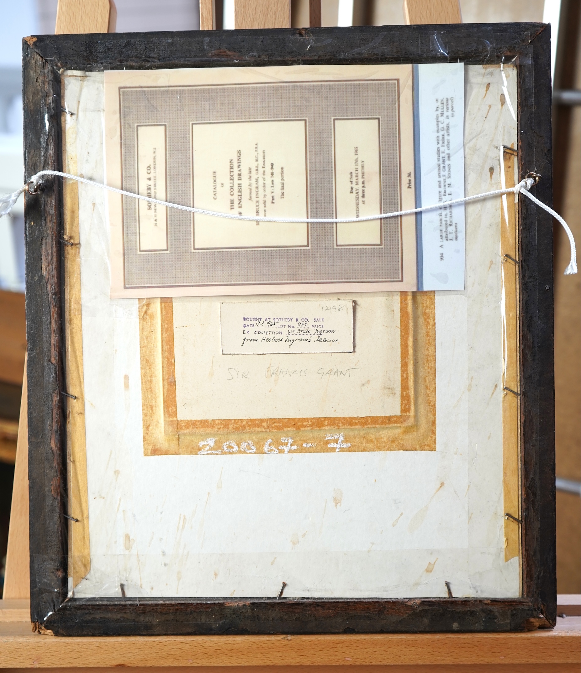 Manner of Sir Francis Grant, 1803-1878, Anthropomorphic study of three animals